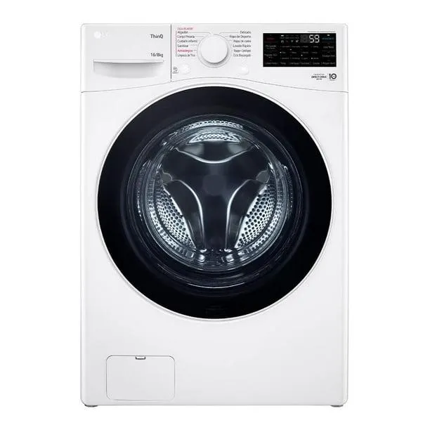 Lavasecadora LG 16/8kg Carga Frontal Blanca