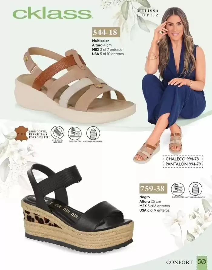 Catálogo de Catálogo Cklass Confort Primavera Verano 2025 México 8 de enero al 30 de junio 2025 - Pagina 46