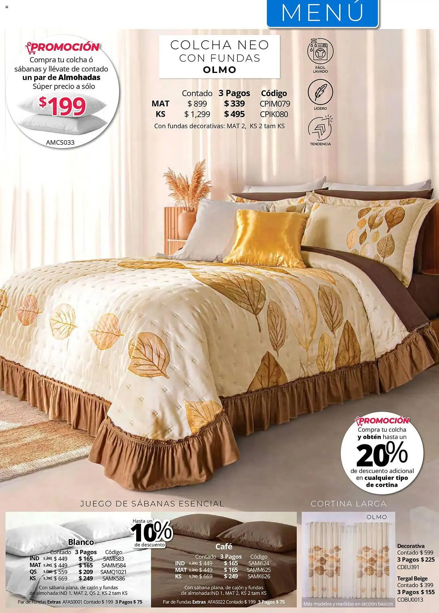 Catálogo de Catálogo Colchas Concord 1 de mayo al 1 de agosto 2026 - Pagina 123