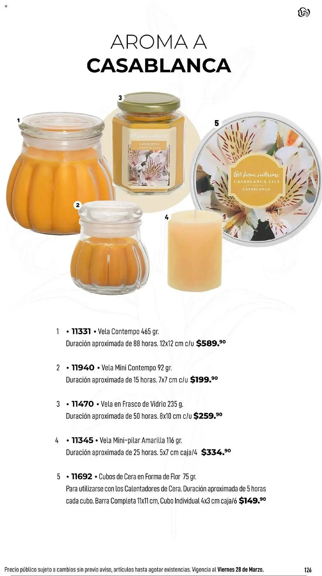 Catálogo de Catálogo Home Interiors 17 de febrero al 28 de marzo 2025 - Pagina 126