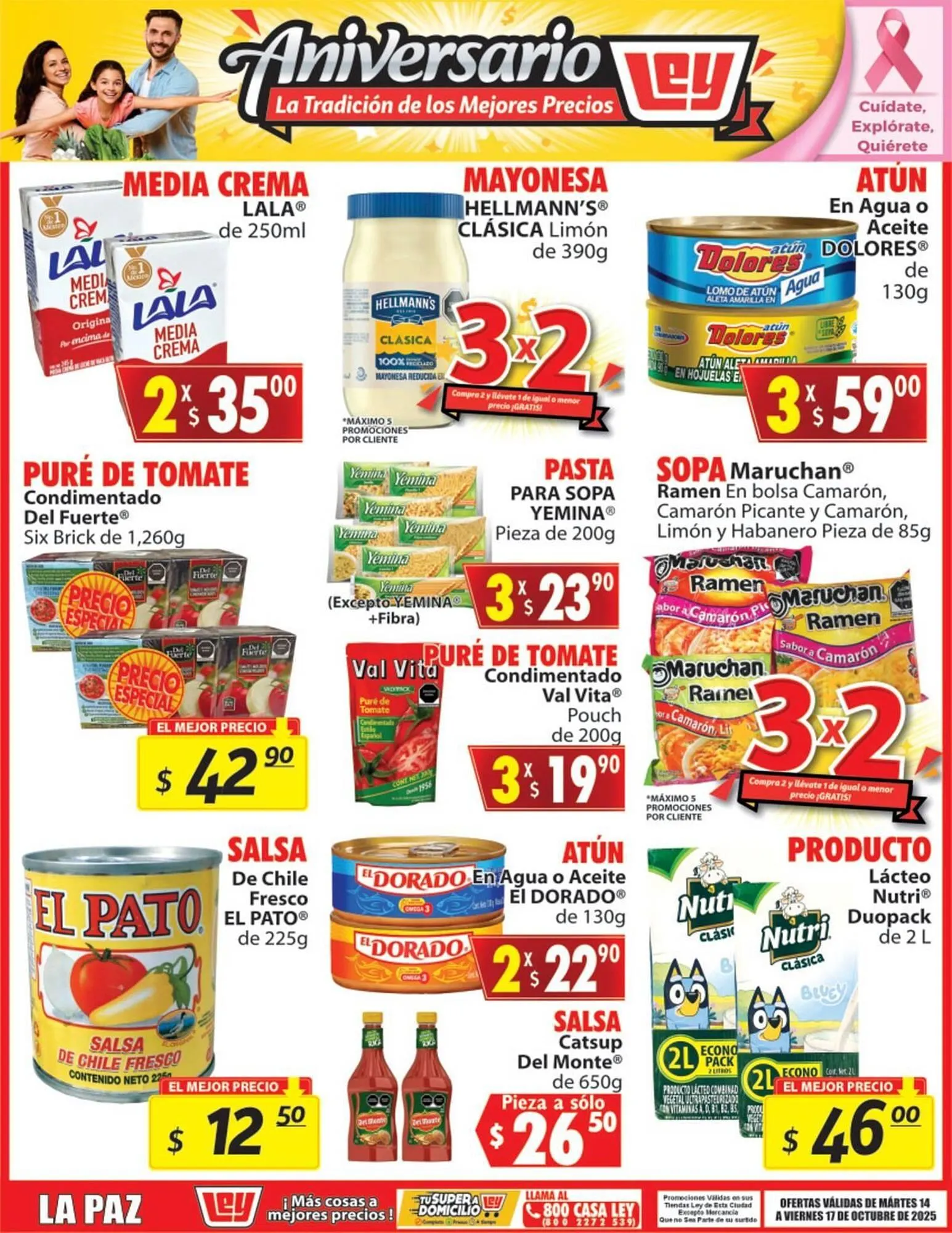 Catálogo de Folleto Casa Ley 14 de octubre al 17 de octubre 2025 - Pagina 1