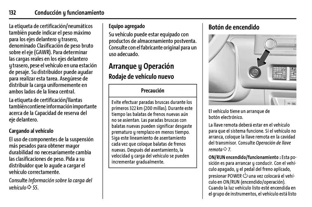 Catálogo de BrightDrop 400 Y BrightDrop 600 Manual del propietario 22 de enero al 31 de diciembre 2025 - Pagina 133