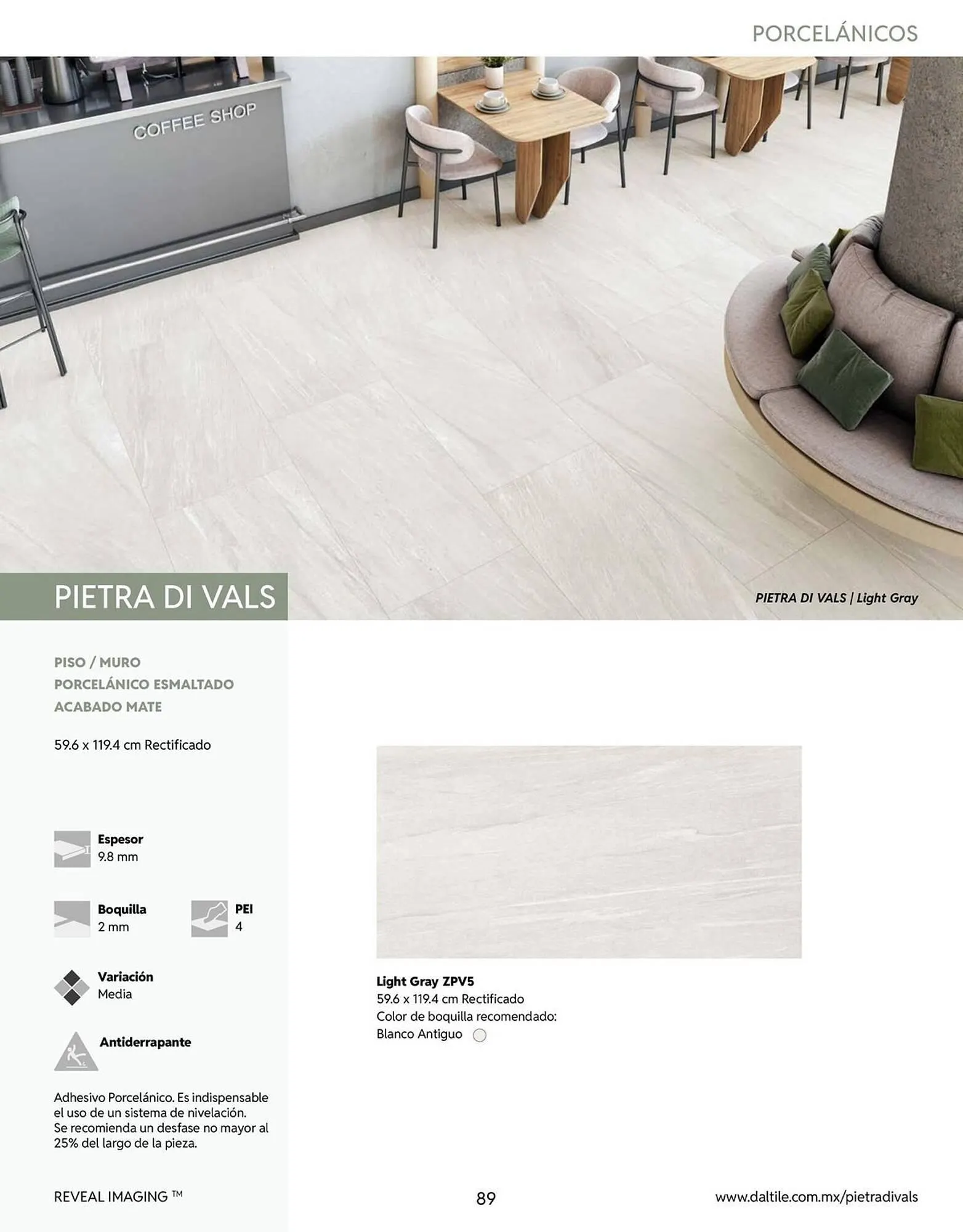Catálogo de Catálogo Daltile 13 de enero al 31 de diciembre 2026 - Pagina 89