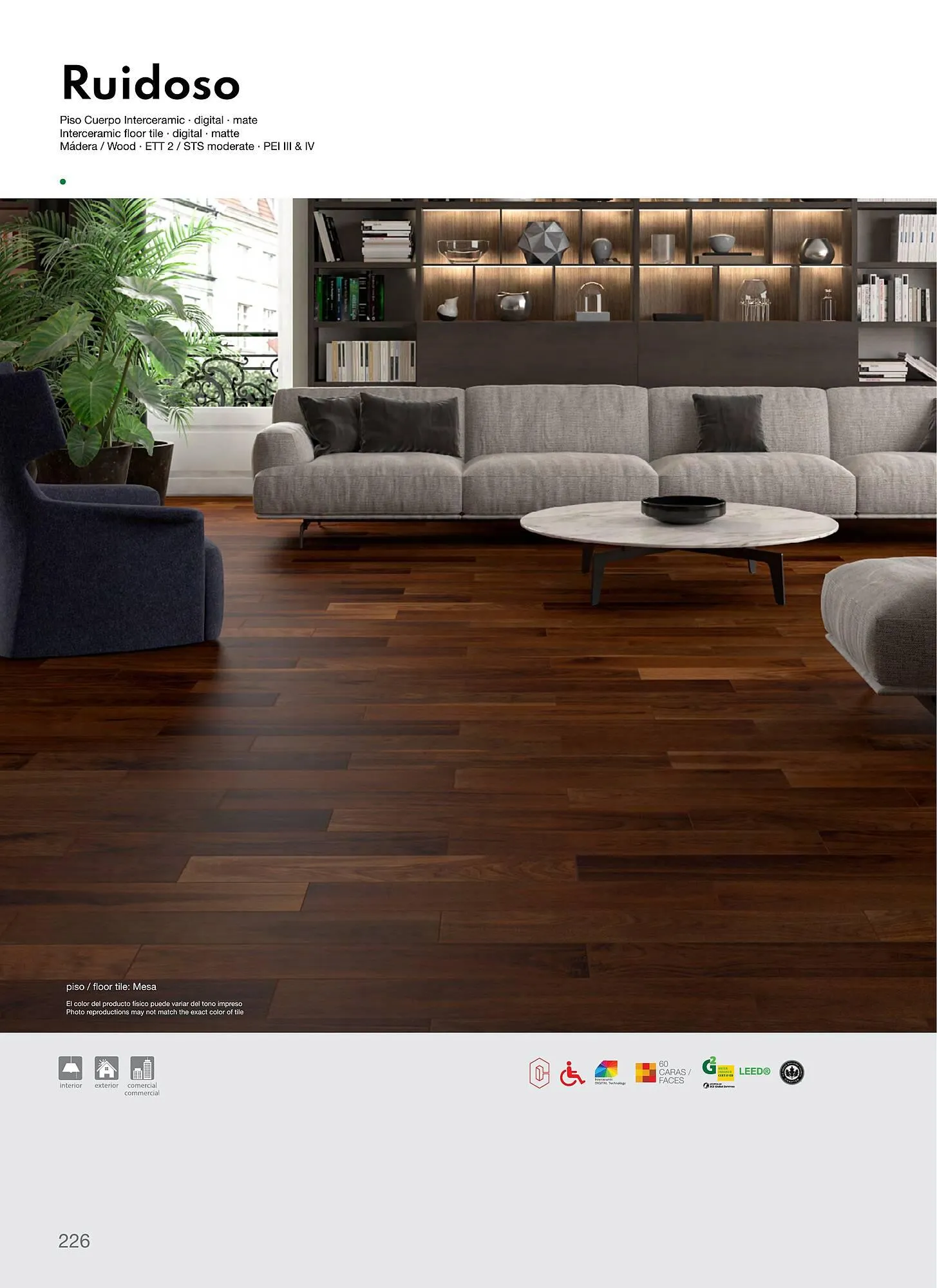 Catálogo de Catálogo Interceramic 12 de marzo al 31 de diciembre 2024 - Pagina 226