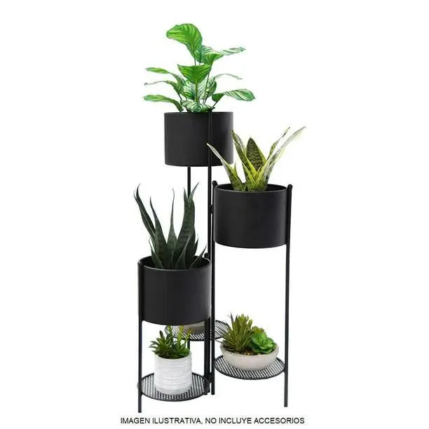 Maceta Mainstays Negro