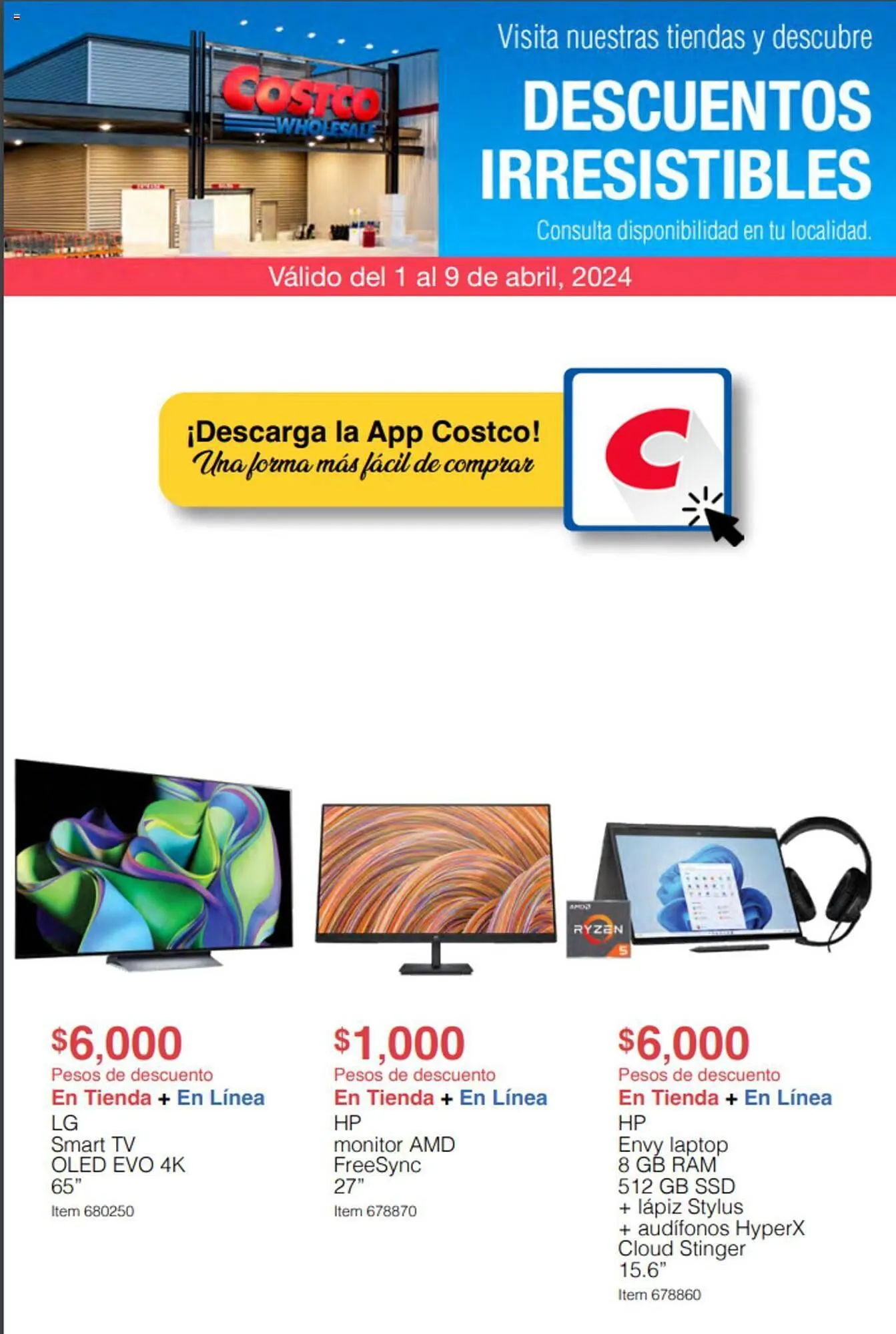 Catálogo de Catálogo Costco 1 de abril al 9 de abril 2024 - Pagina 1