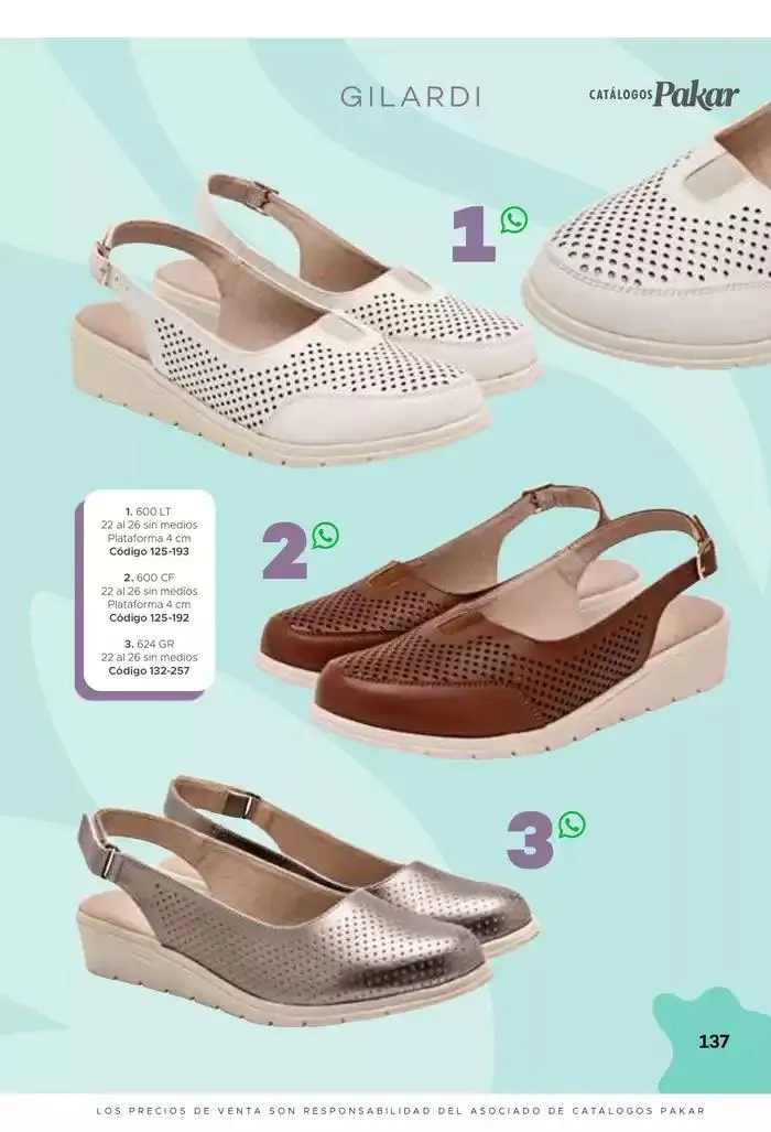 Catálogo de Pakar Mujer 31 de enero al 31 de agosto 2025 - Pagina 137