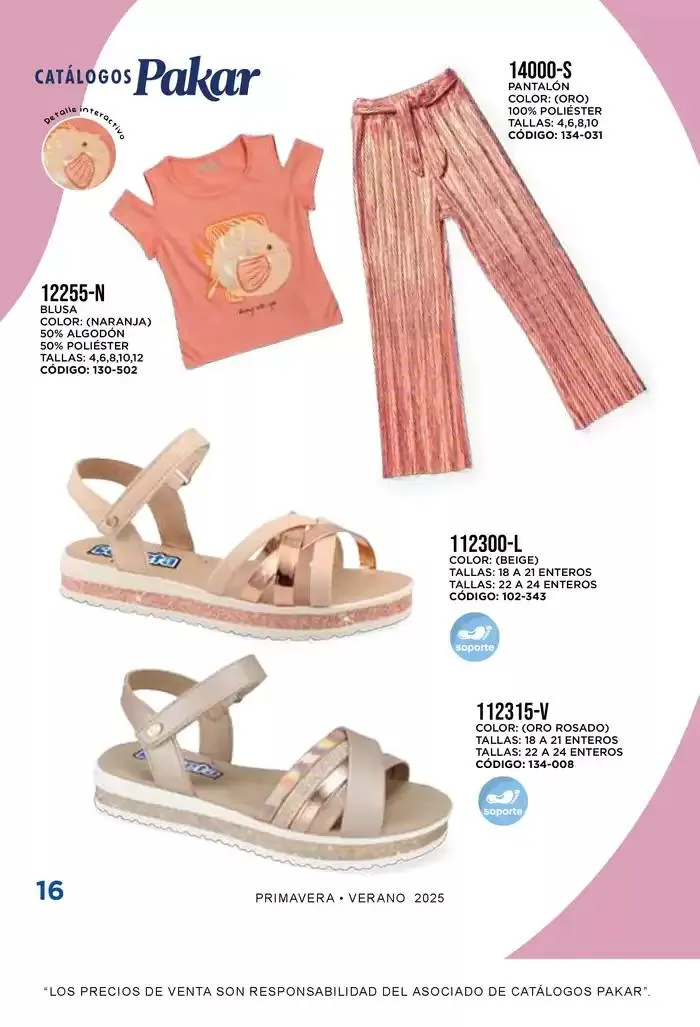 Catálogo de Pakar Coqueta 31 de enero al 31 de agosto 2025 - Pagina 16