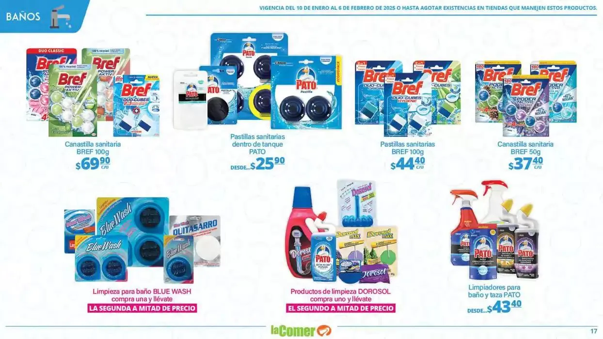 Catálogo de LIMPIA , Desinfecta, organiza, AHORRA 10 de enero al 6 de febrero 2025 - Pagina 17