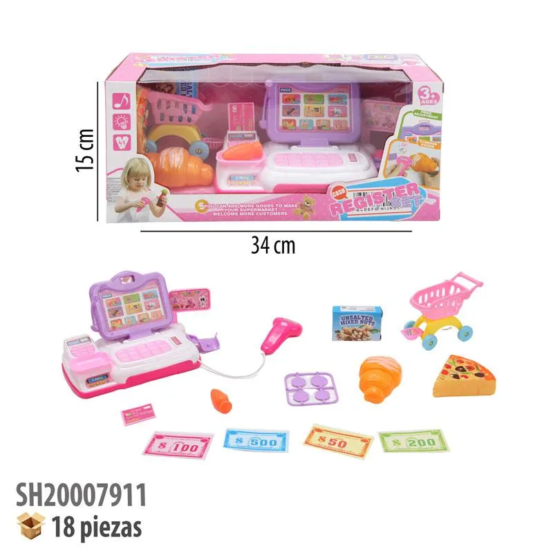 CAJA REGISTRADORA CON LUZ Y SONIDO