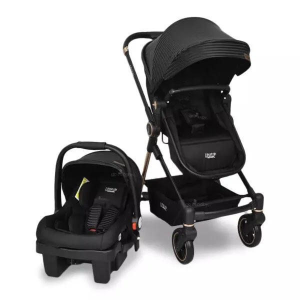 CARRIOLA Travel system Black lines
