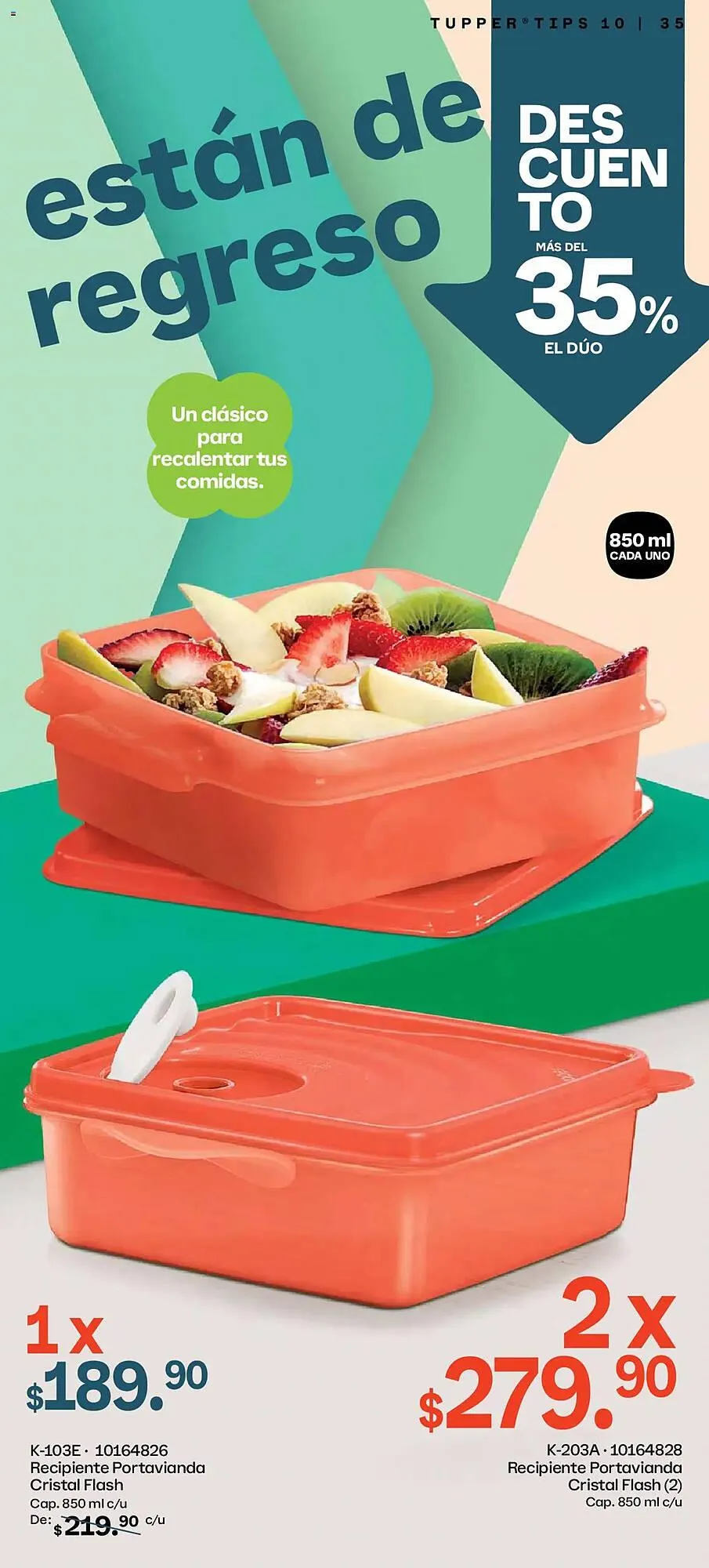 Catálogo de Catálogo Tupperware 8 de septiembre al 6 de octubre 2025 - Pagina 35