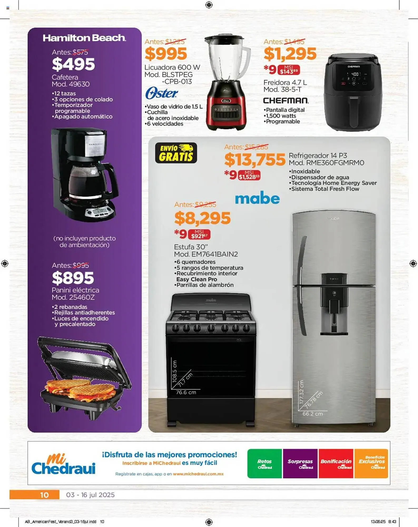 Catálogo de Catálogo Chedraui 3 de julio al 18 de julio 2025 - Pagina 10