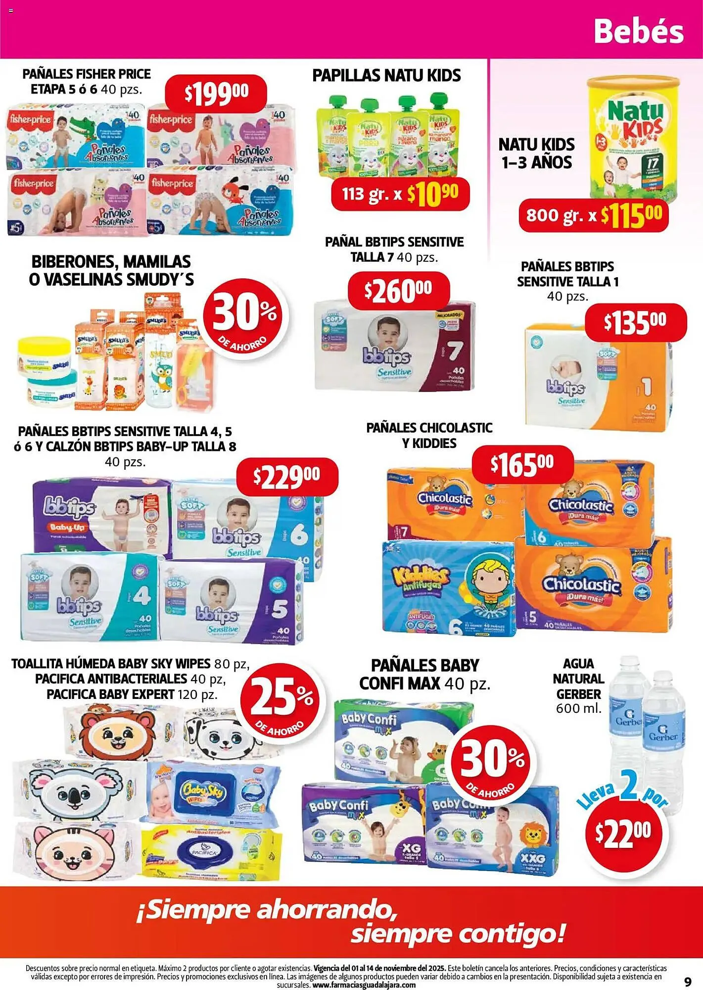 Catálogo de Folleto Farmacias Guadalajara 1 de noviembre al 14 de noviembre 2025 - Pagina 9
