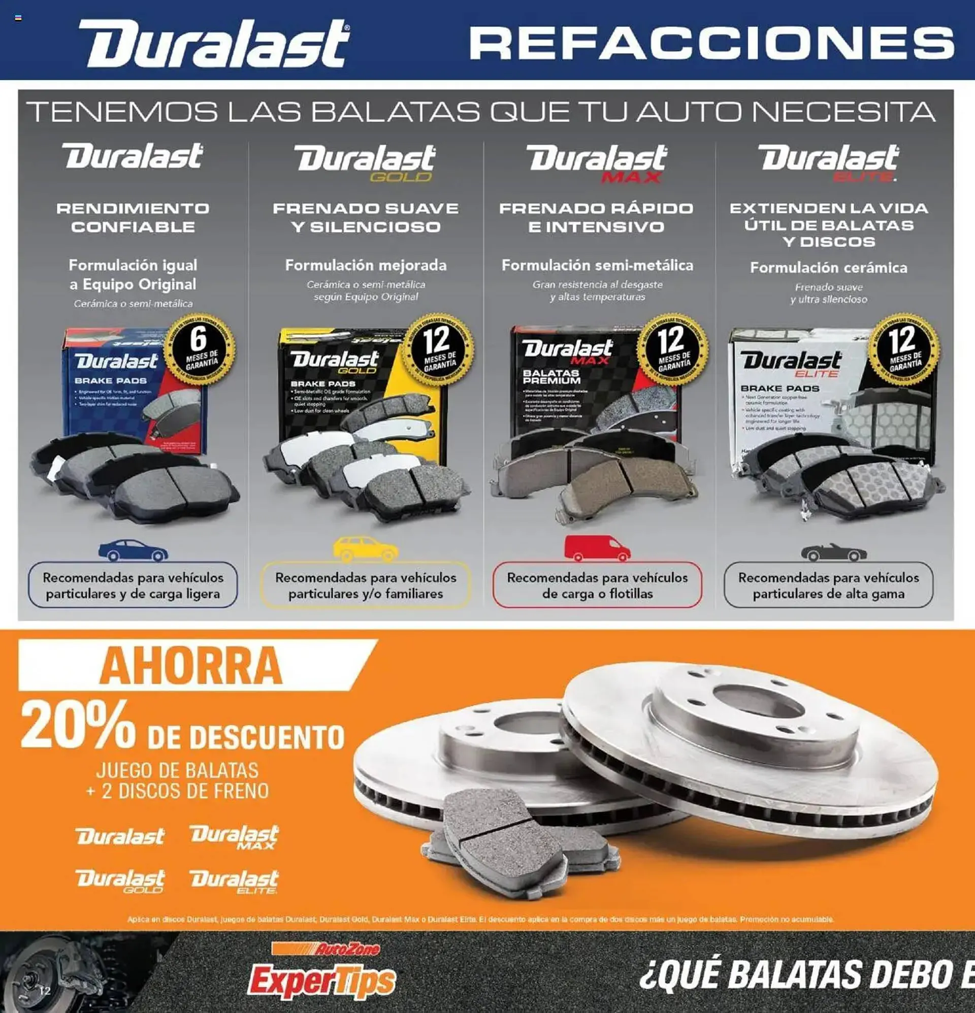 Catálogo de Catálogo AutoZone 18 de mayo al 22 de junio 2025 - Pagina 12