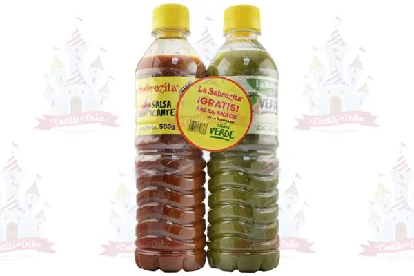 COMBO SALSA VERDE 500 GR + ROJA 500 GR SABROZITA