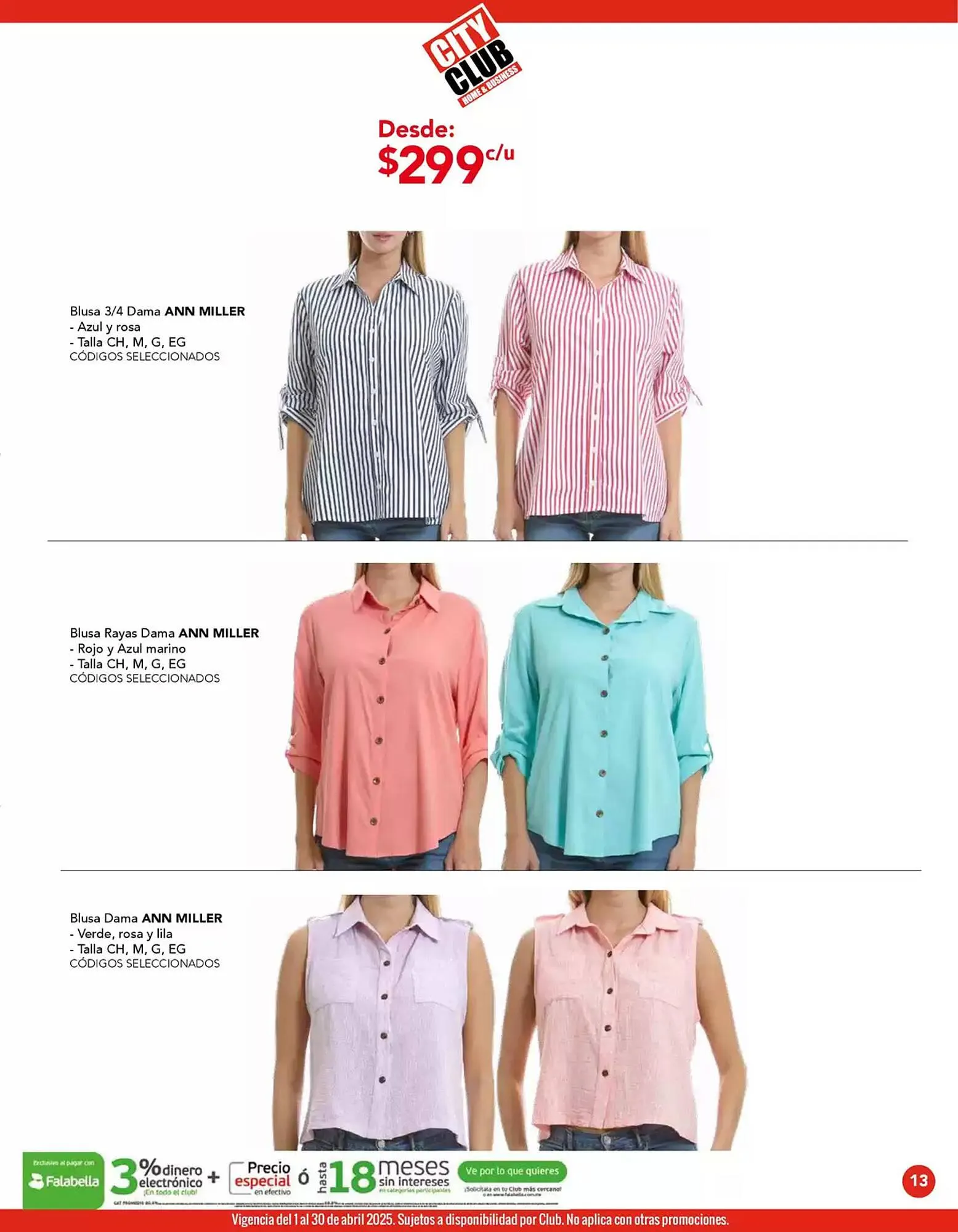 Catálogo de Catálogo City Club 1 de abril al 30 de abril 2025 - Pagina 13