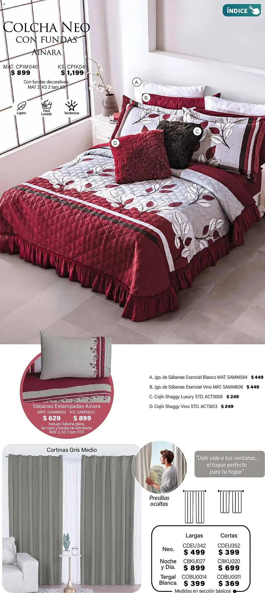 Catálogo de Catálogo Colchas Concord 1 de noviembre al 1 de febrero 2026 - Pagina 77
