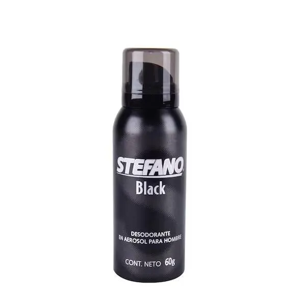 Desodorante Stefano aerosol fm black 60 ml