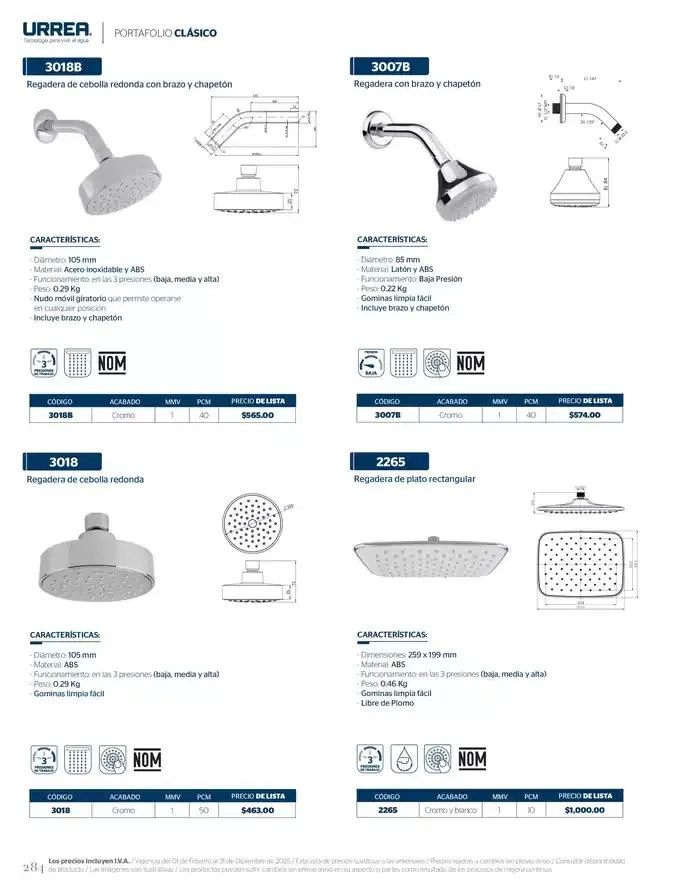 Catálogo de Catálogo Residencial 2025 28 de febrero al 28 de febrero 2026 - Pagina 290