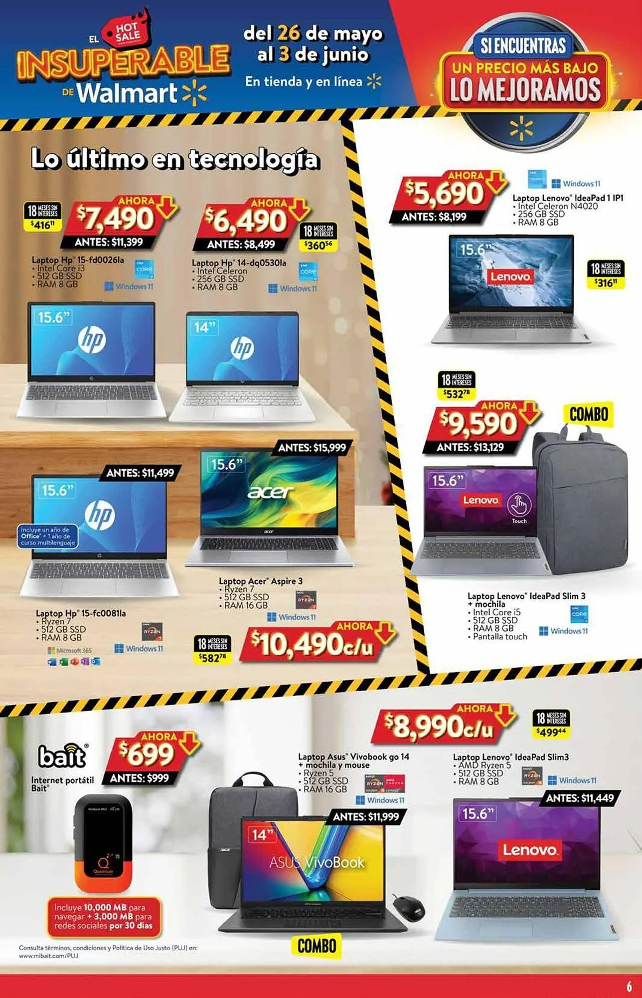 Catálogo de Catálogo Walmart 28 de mayo al 3 de junio 2025 - Pagina 6