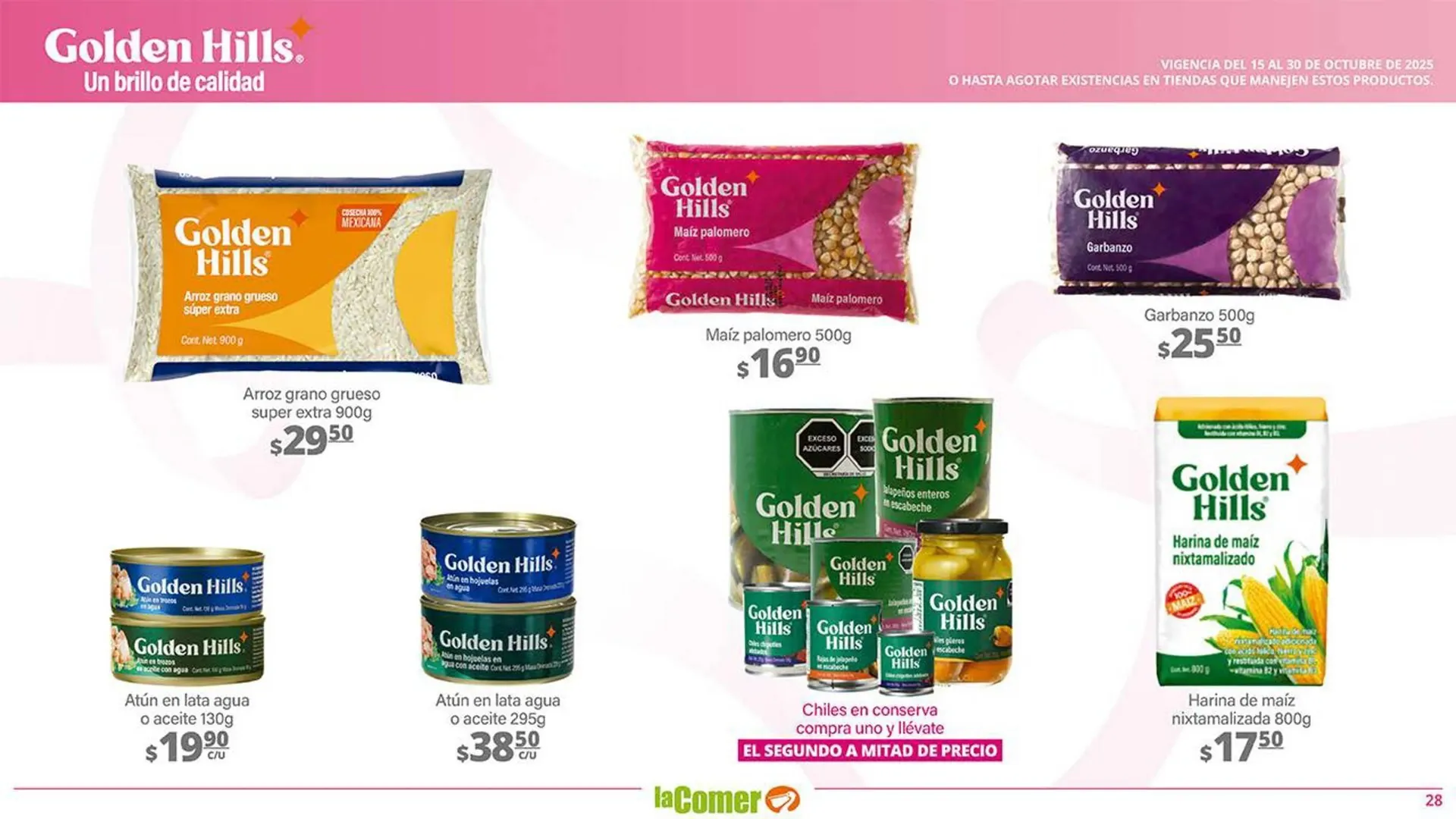 Catálogo de Folleto La Comer 15 de octubre al 30 de octubre 2025 - Pagina 28