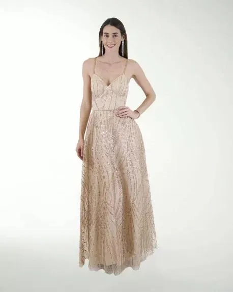 VESTIDO CL FANTASIA CON JARETAS EN ESPALDA