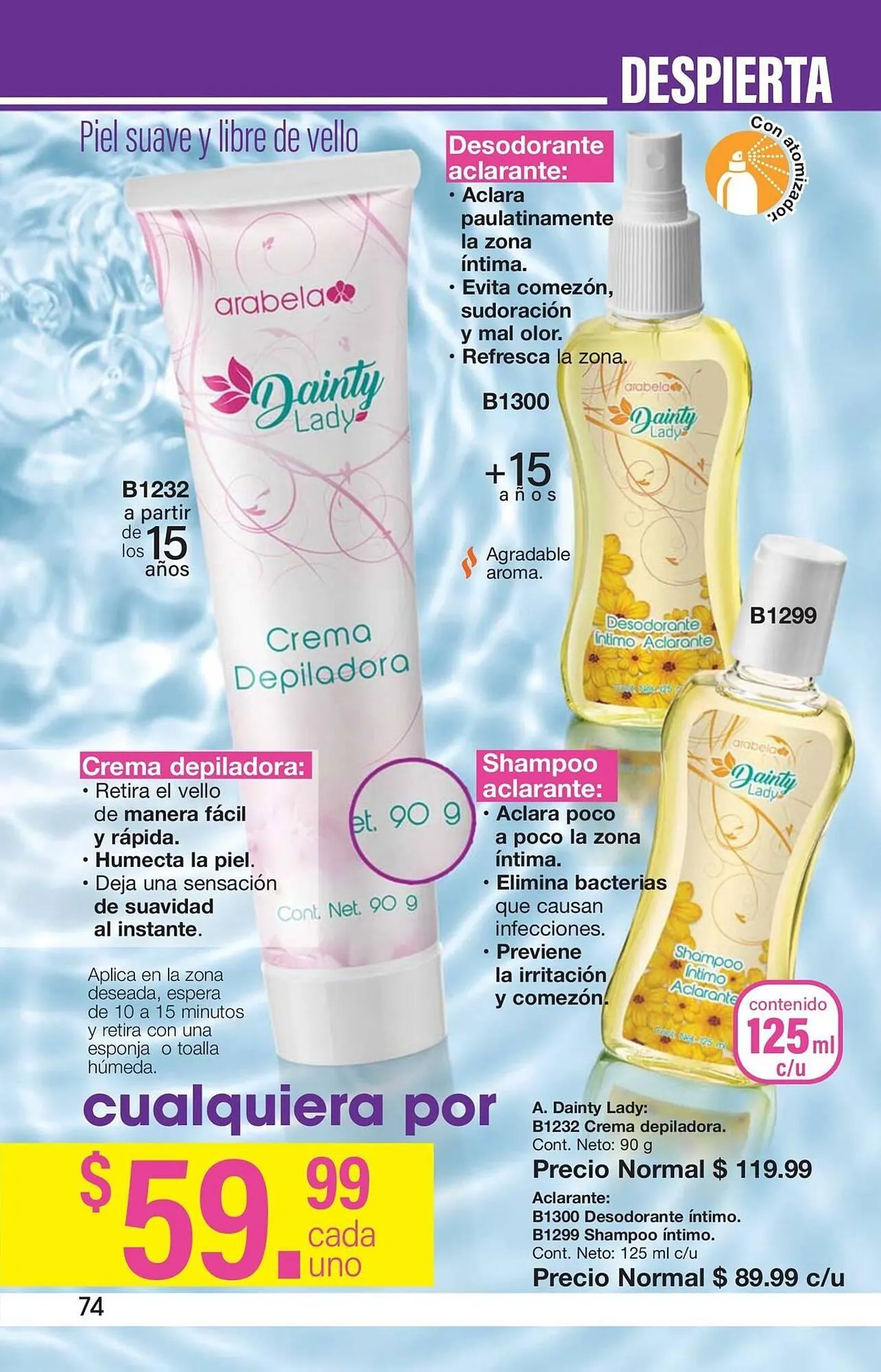 Catálogo de Catálogo Arabela 28 de agosto al 19 de septiembre 2025 - Pagina 76