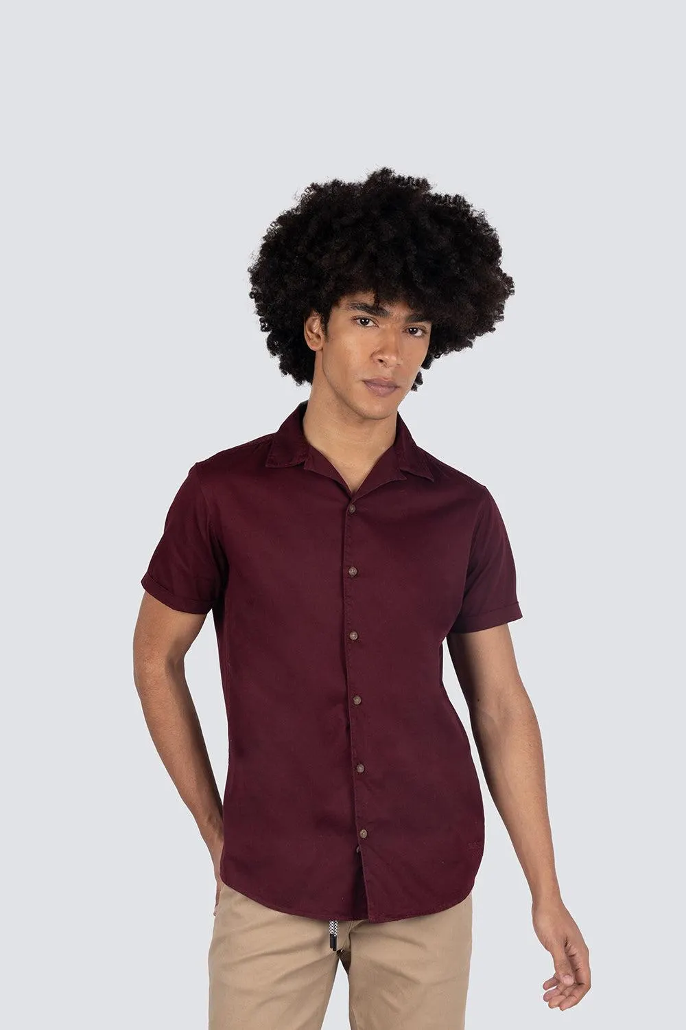Camisa resort vino