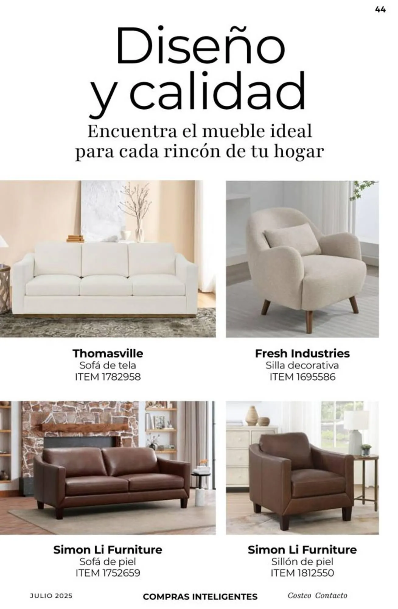 Catálogo de Catálogo Costco 1 de julio al 31 de julio 2025 - Pagina 44