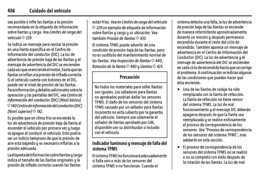 Catálogo de Cheyenne 2025 Manual del propietario 22 de enero al 31 de diciembre 2025 - Pagina 437