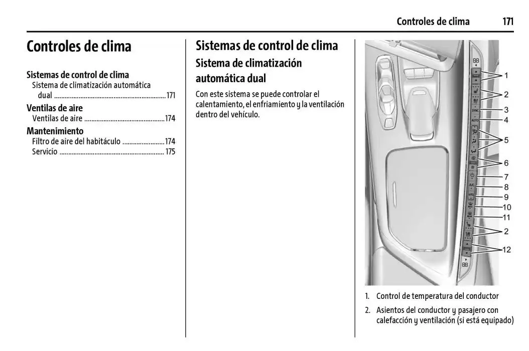 Catálogo de Chevrolet Corvette Stingray Manual del propietario 22 de enero al 31 de diciembre 2025 - Pagina 172