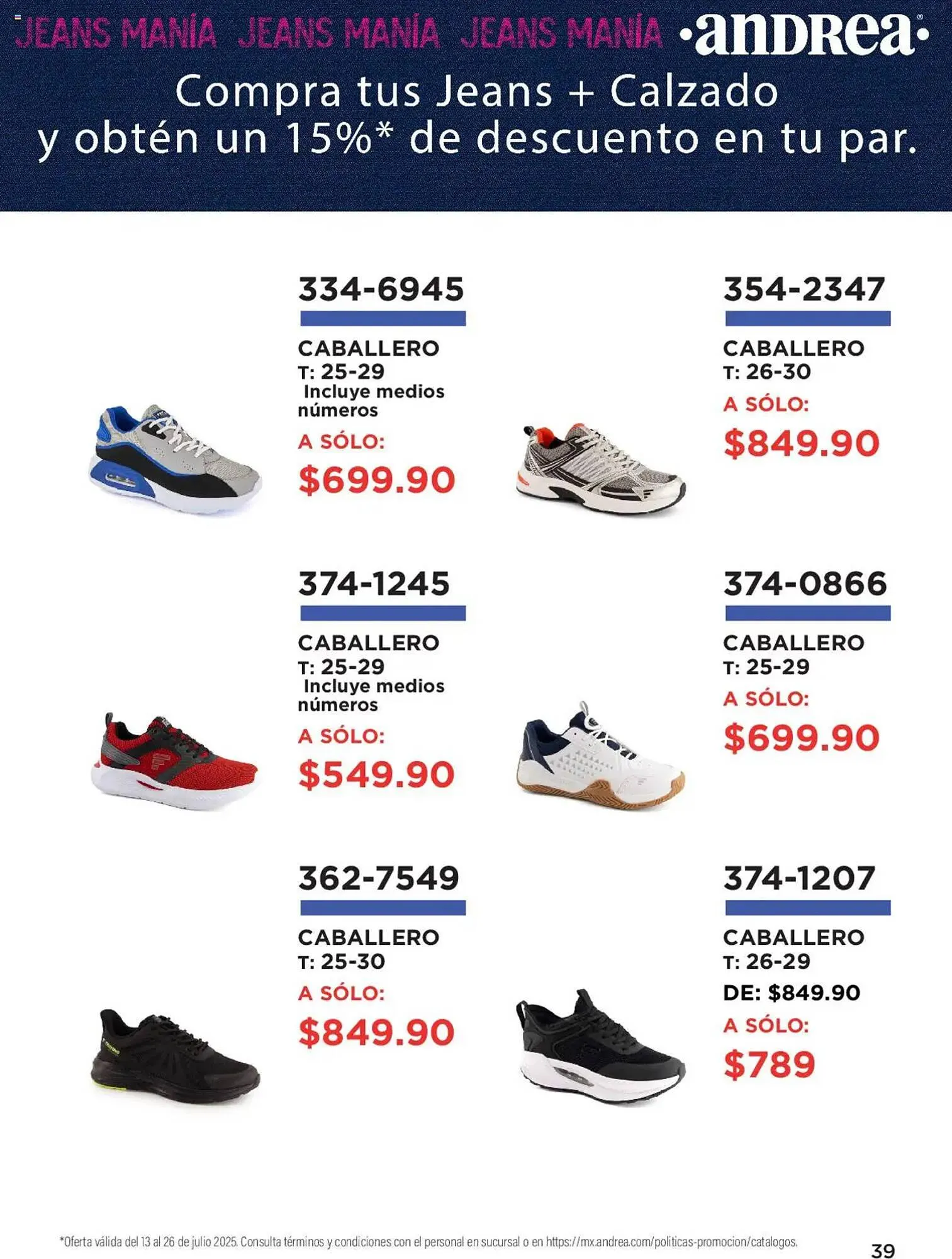 Catálogo de Catálogo Andrea 13 de julio al 27 de julio 2025 - Pagina 39