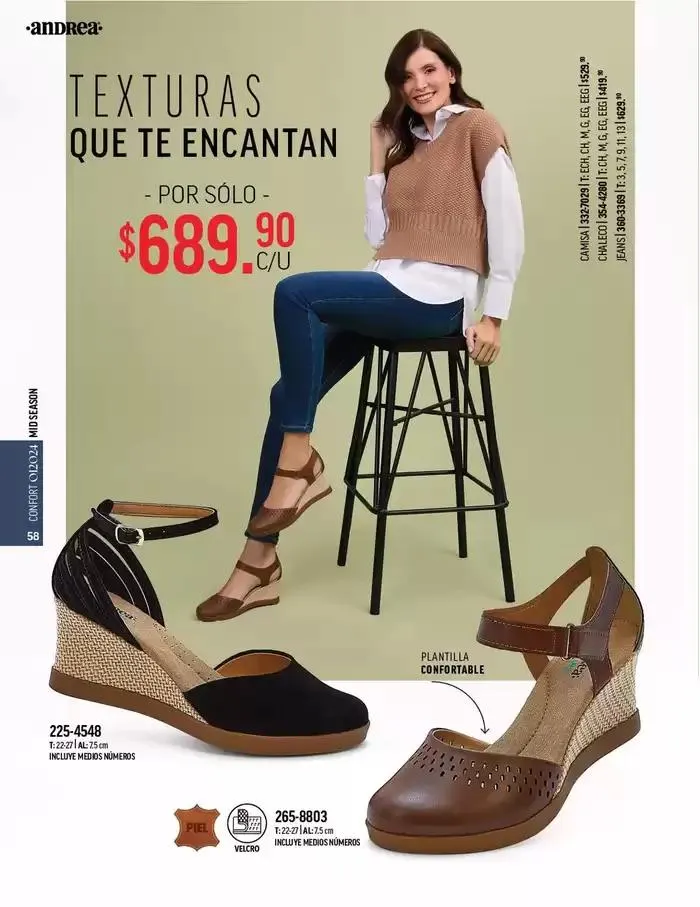 Catálogo de ANDREA - CALZADO CONFORT 26 de agosto al 25 de enero 2025 - Pagina 55