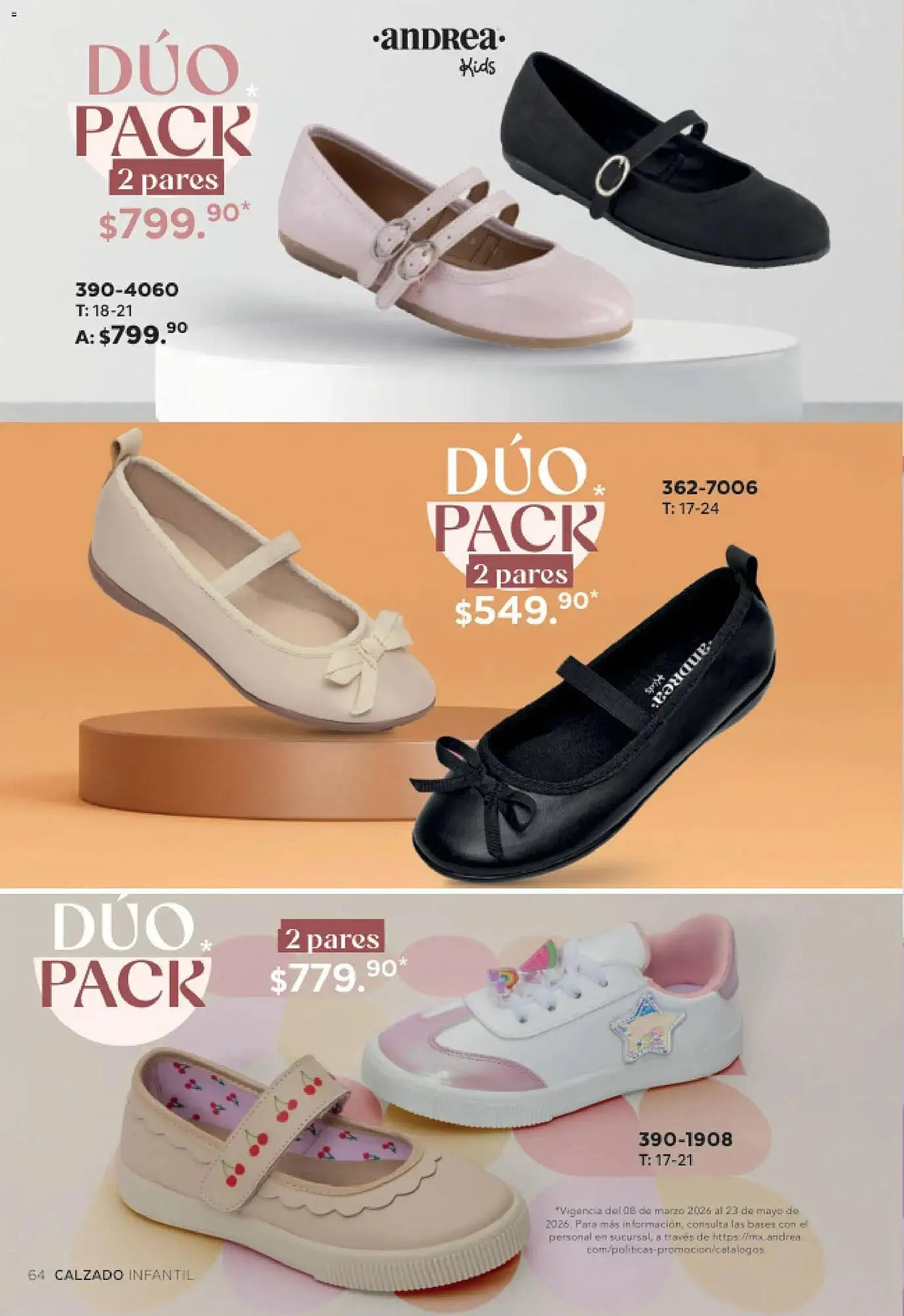 Catálogo de Catálogo Andrea 8 de marzo al 24 de mayo 2026 - Pagina 64