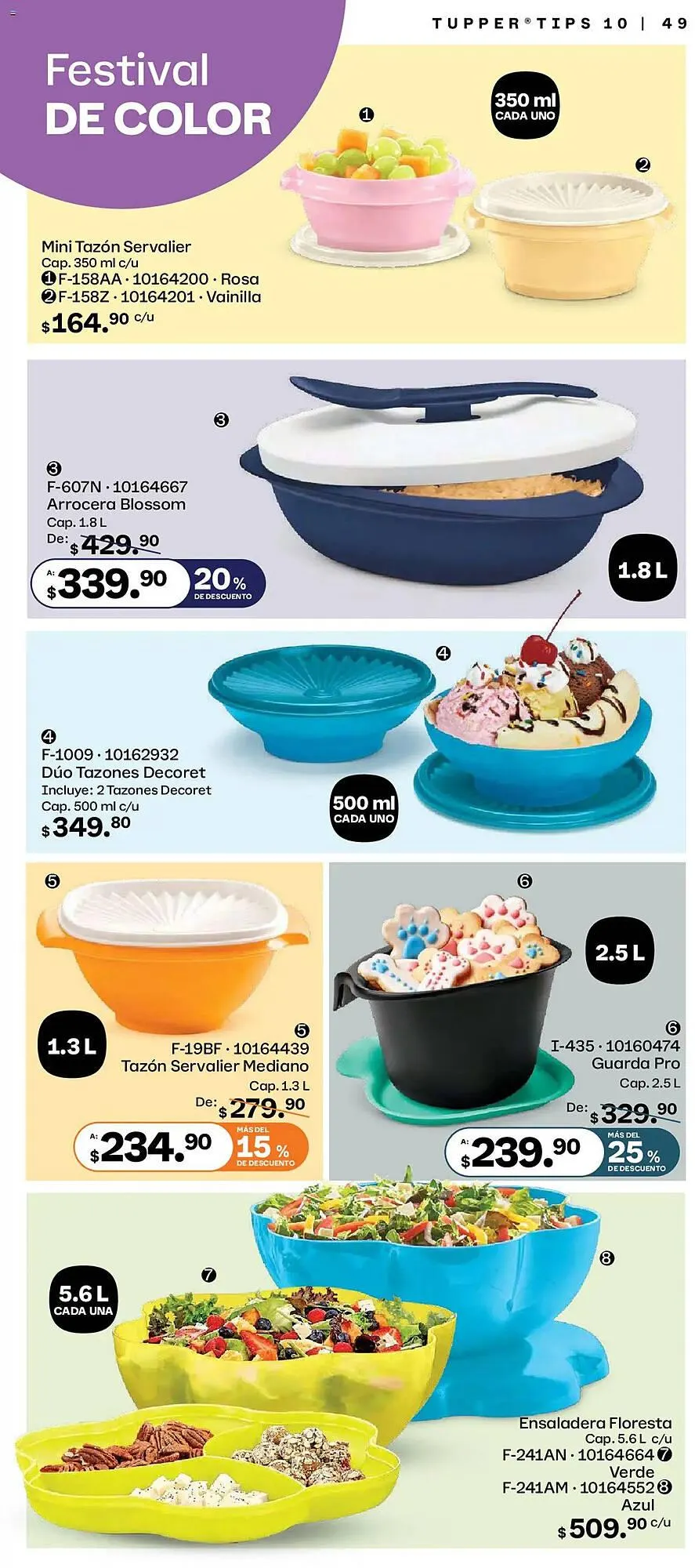 Catálogo de Catálogo Tupperware 8 de septiembre al 6 de octubre 2025 - Pagina 49