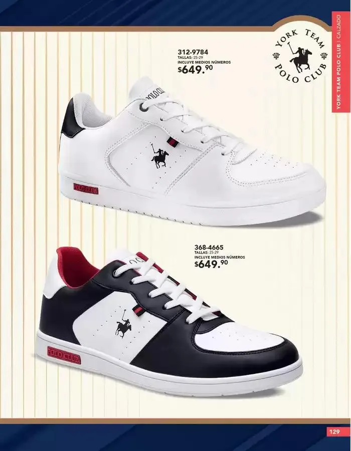 Catálogo de ANDREA | CALZADO CABALLERO 26 de enero al 24 de mayo 2025 - Pagina 129