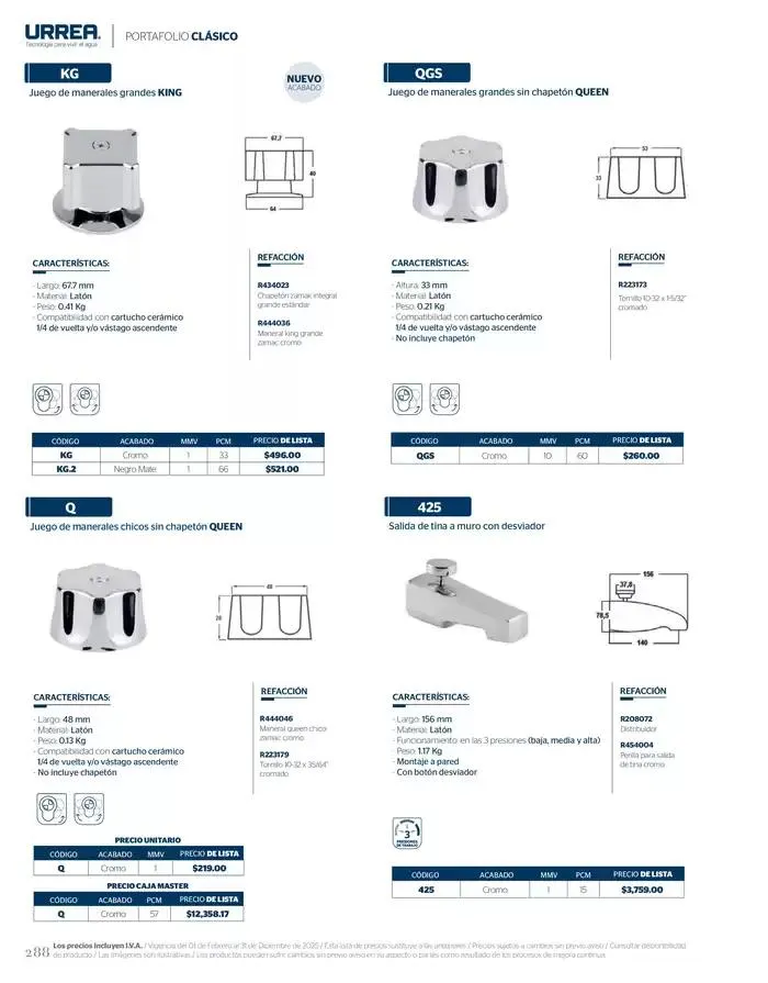 Catálogo de Catálogo Residencial 2025 28 de febrero al 28 de febrero 2026 - Pagina 294