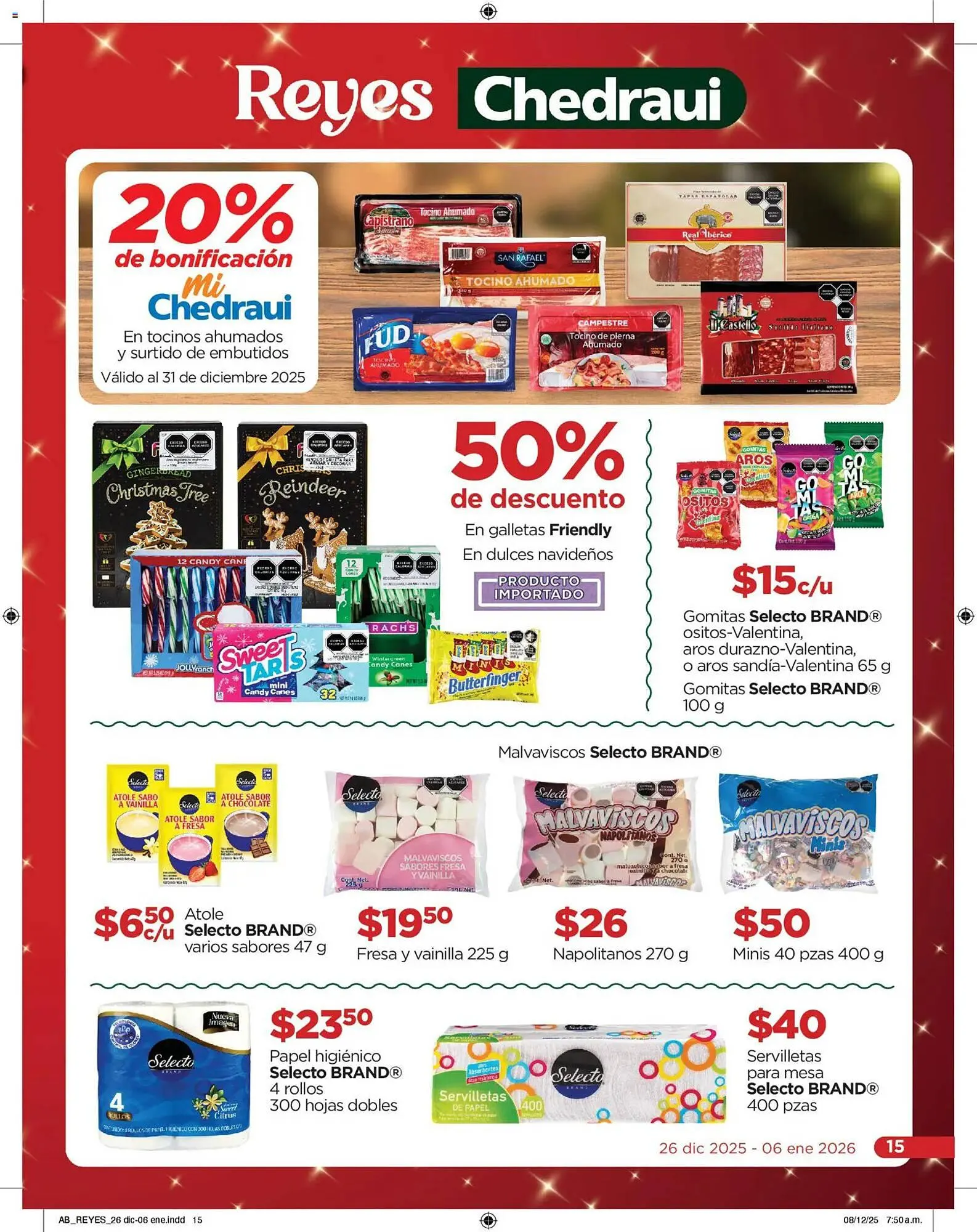 Catálogo de Folleto Chedraui 27 de diciembre al 6 de enero 2026 - Pagina 15