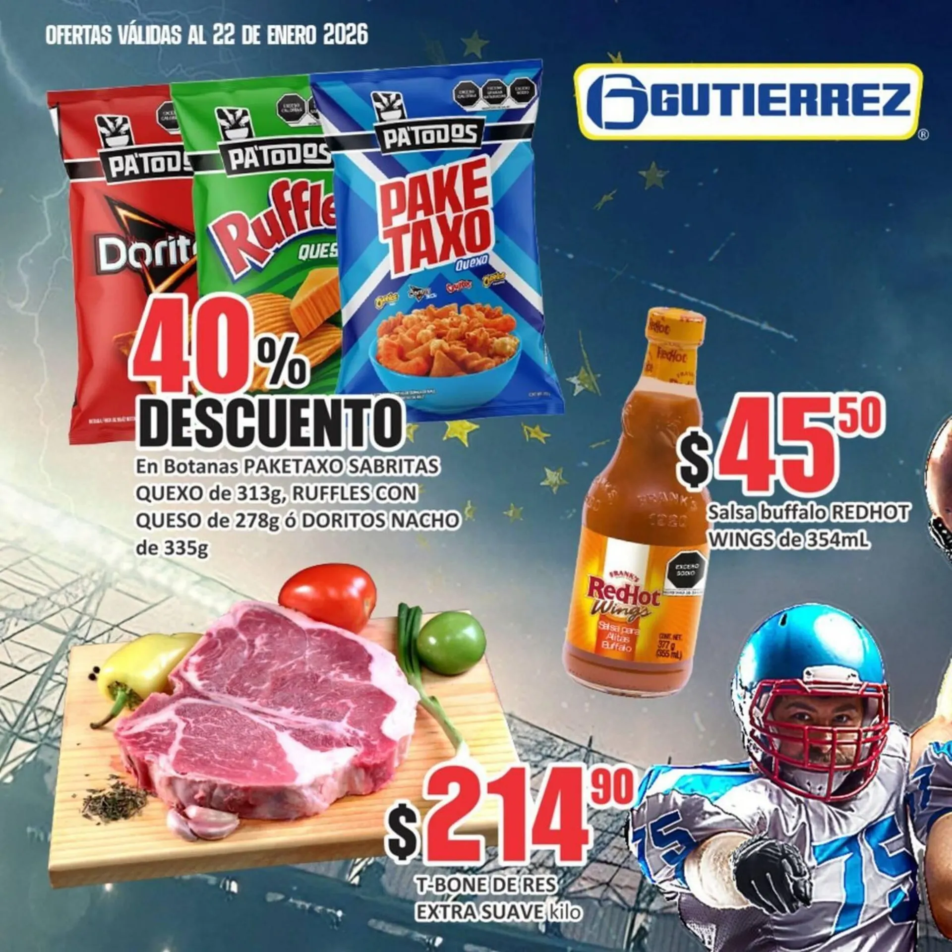 Catálogo de Folleto Super Gutiérrez 19 de enero al 22 de enero 2026 - Pagina 1