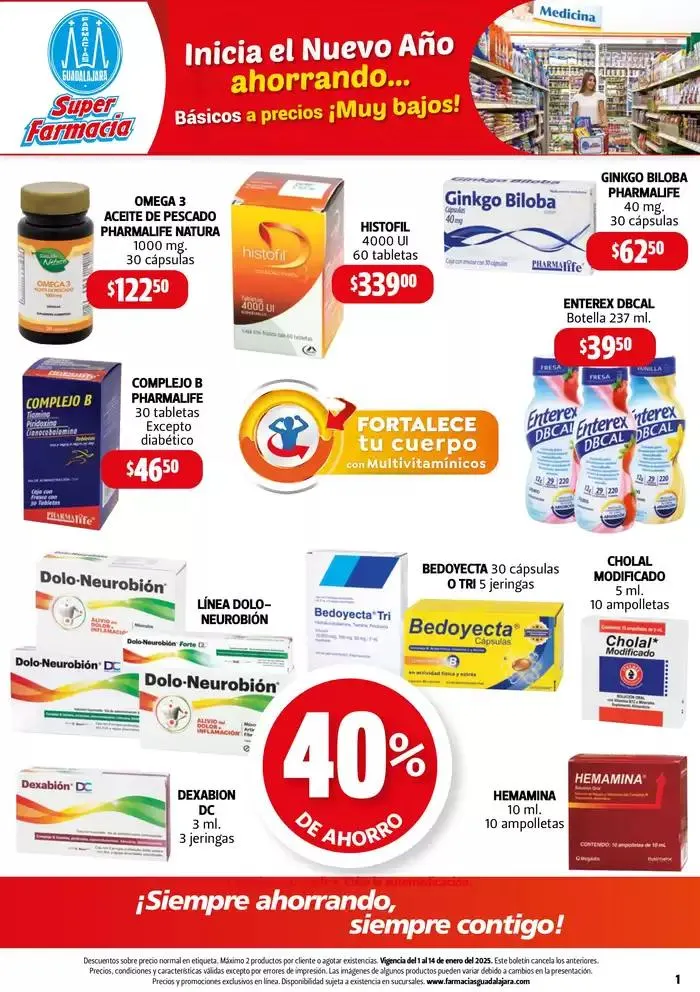 Catálogo de Ofertas especiales para ti 3 de enero al 14 de enero 2025 - Pagina 1