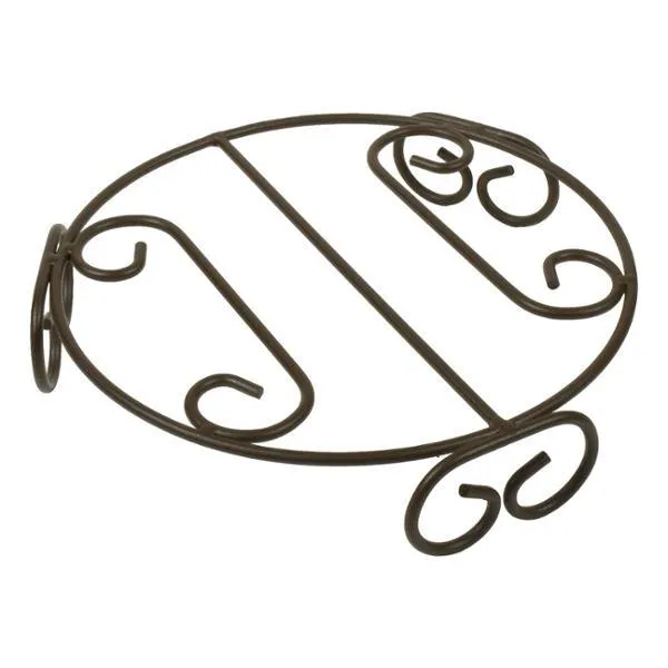 PORTAMACETA TREBOL CAFÉ 29 CM