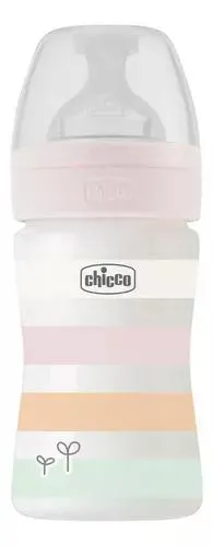 Chicco Biberón Anticólico Well Being 150 Ml Blanco