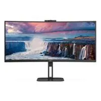 MONITOR CURVO AOC 34 PANEL VA / FRECUENCIA 100HZ / T.D.R 4 MS / FLICKER FREE / LOW BLUE LIGHT / COLOR NEGRO / HDMI / VGA / DISPLAYPORT / ASPECTO 219 / RESOLUCION 3440 X 1440 / BRI