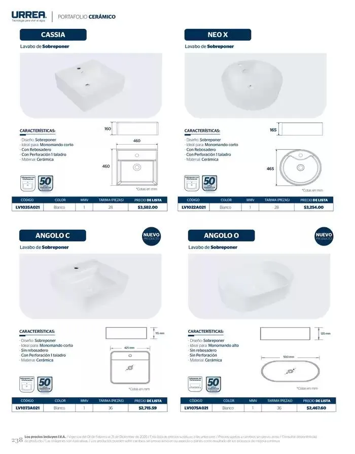 Catálogo de Catálogo Residencial 2025 28 de febrero al 28 de febrero 2026 - Pagina 244