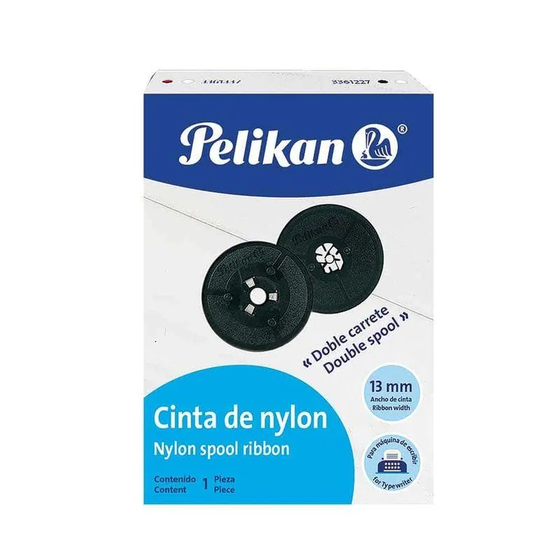 Cinta para Máquina Multicarrete GPO 10 Negro Nylon Pelikan