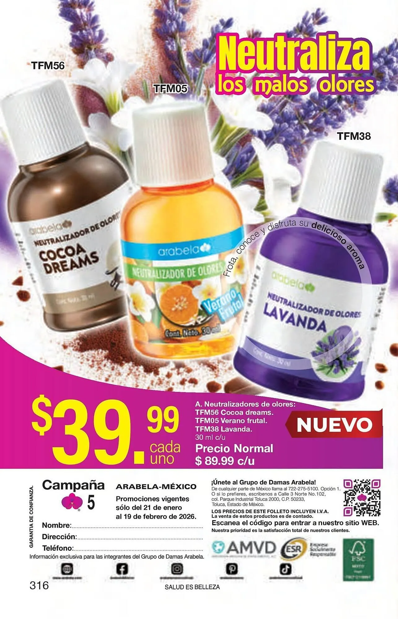 Catálogo de Catálogo Arabela 29 de enero al 19 de febrero 2026 - Pagina 280