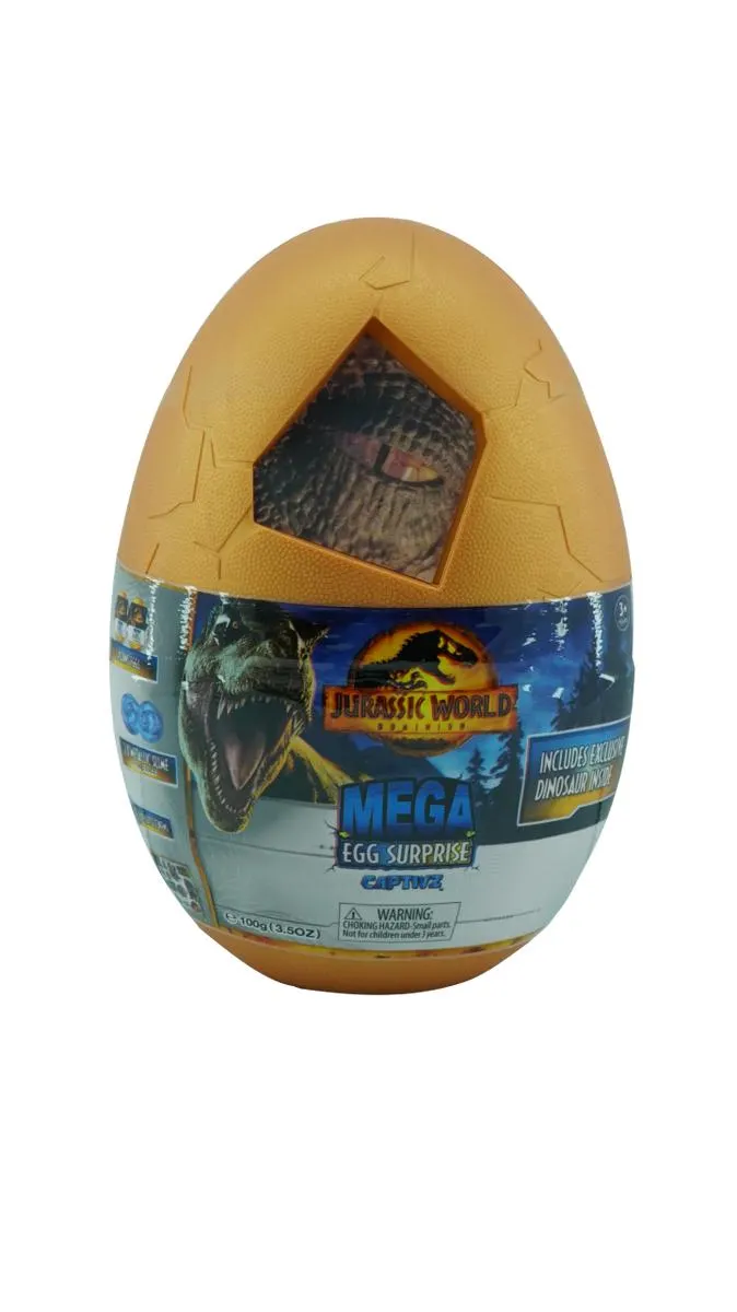 Mega Huevo Sorpresa Jurassic World Bandai 045557879525
