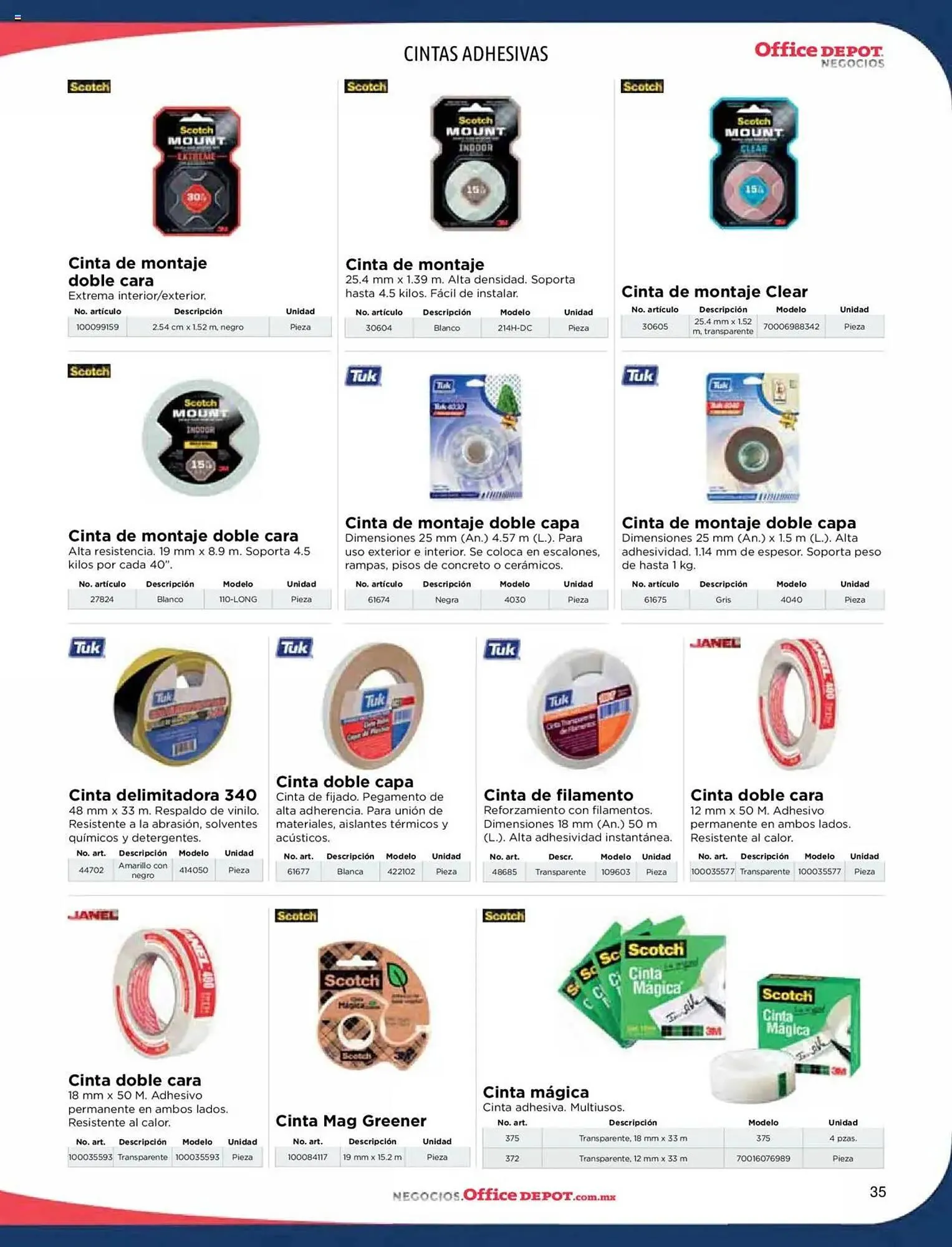 Catálogo de Catálogo Office Depot 9 de enero al 31 de diciembre 2025 - Pagina 37