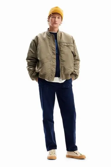 Chaqueta bomber reversible